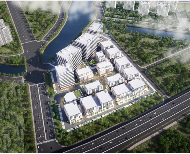 浦仪公路旁，竖起产业新地标